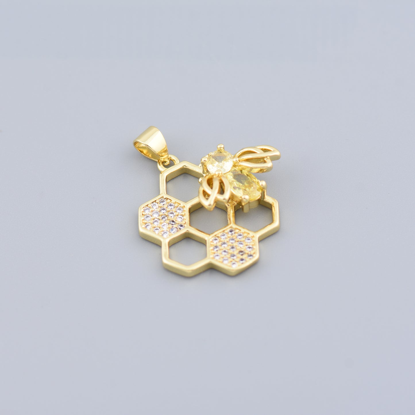 Honeycomb Jewelry Pendant