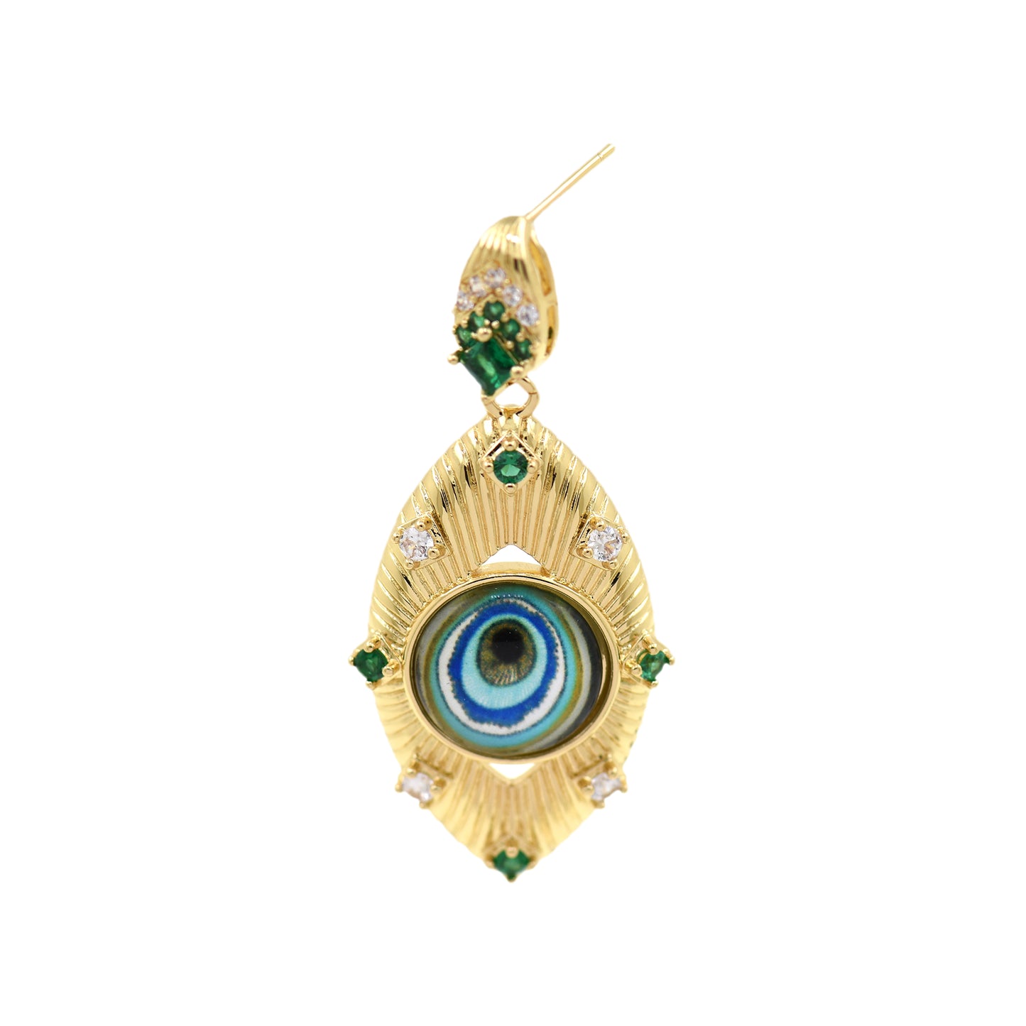 Best Unique Holiday Gift,Evil Eye Stud Earrings 47x21mm