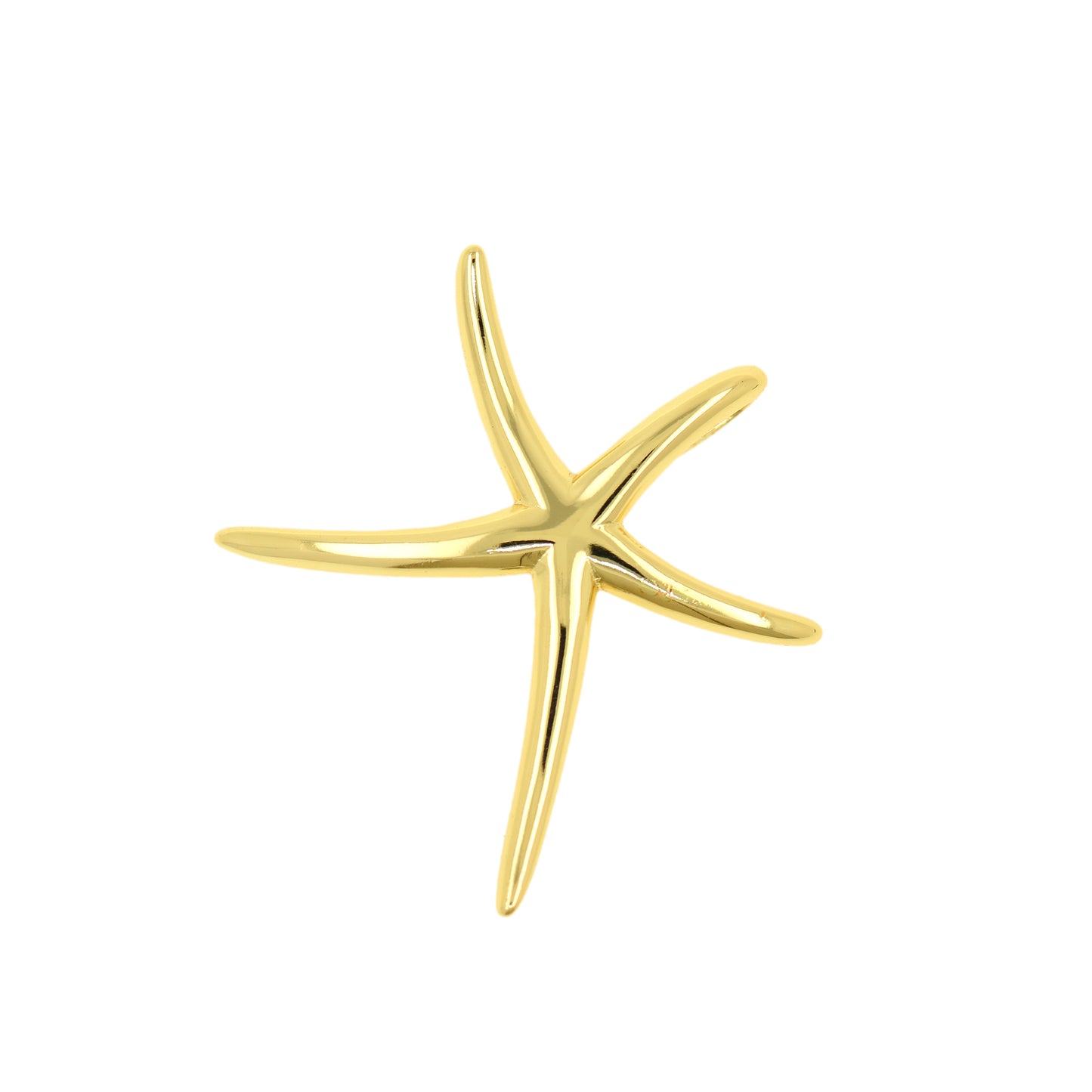 Simple Starfish Pendant, Ocean Jewelry, Ocean Pendant 28.5x28mm