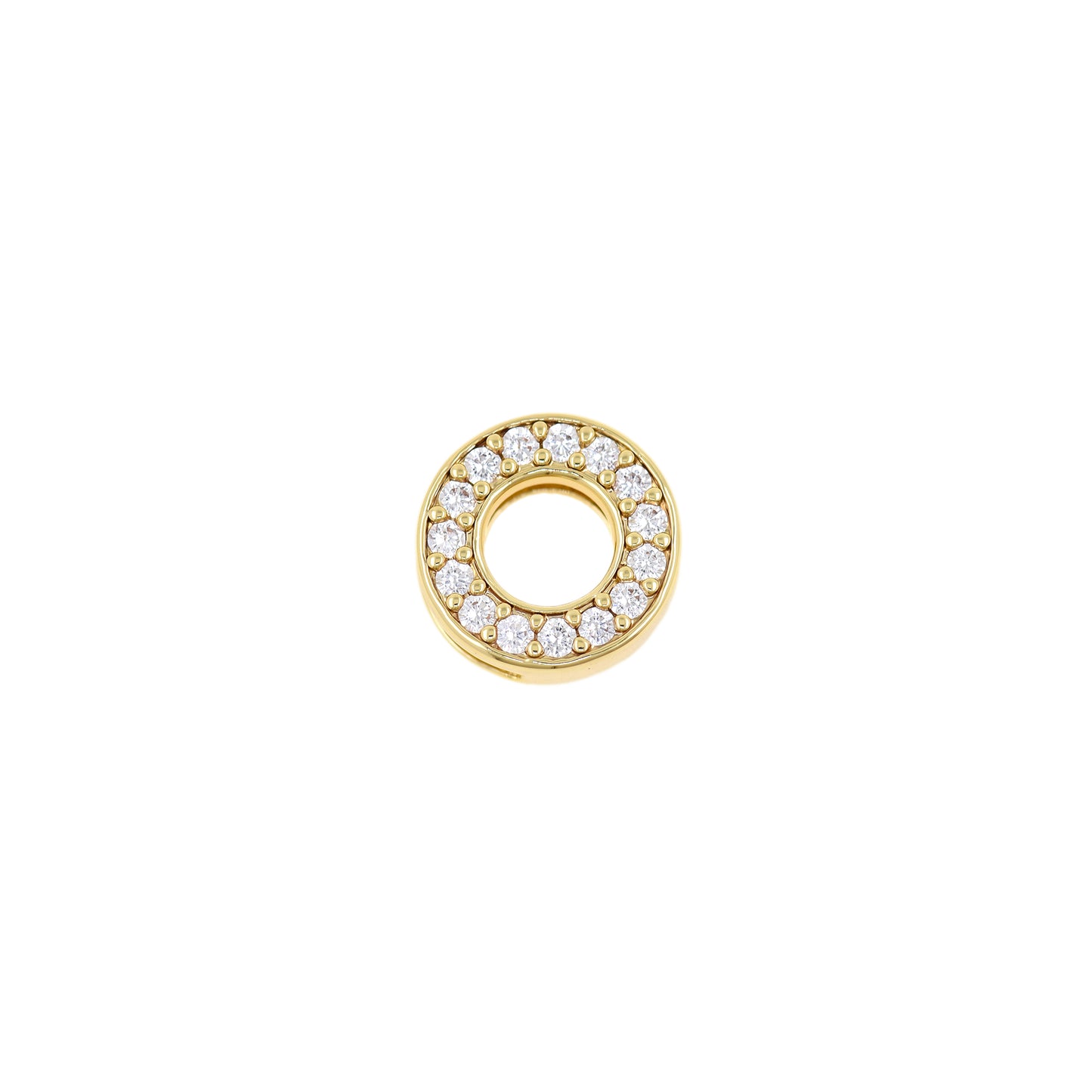 18K Gold Filling Alphabet Charm,Initial Letter Pendant 12x12mm