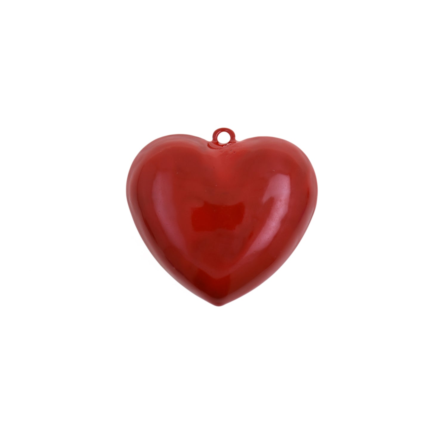 Bold And Minimalist Enamel Heart Pendant 41x38.9mm