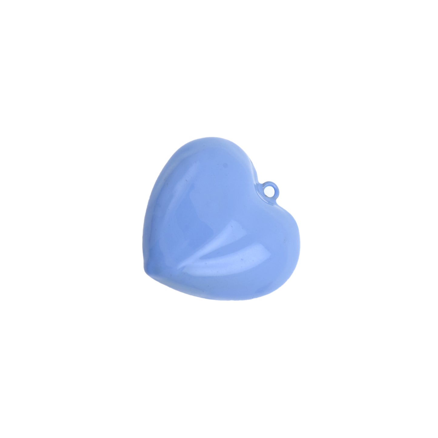 Bold And Minimalist Enamel Heart Pendant 41x38.9mm