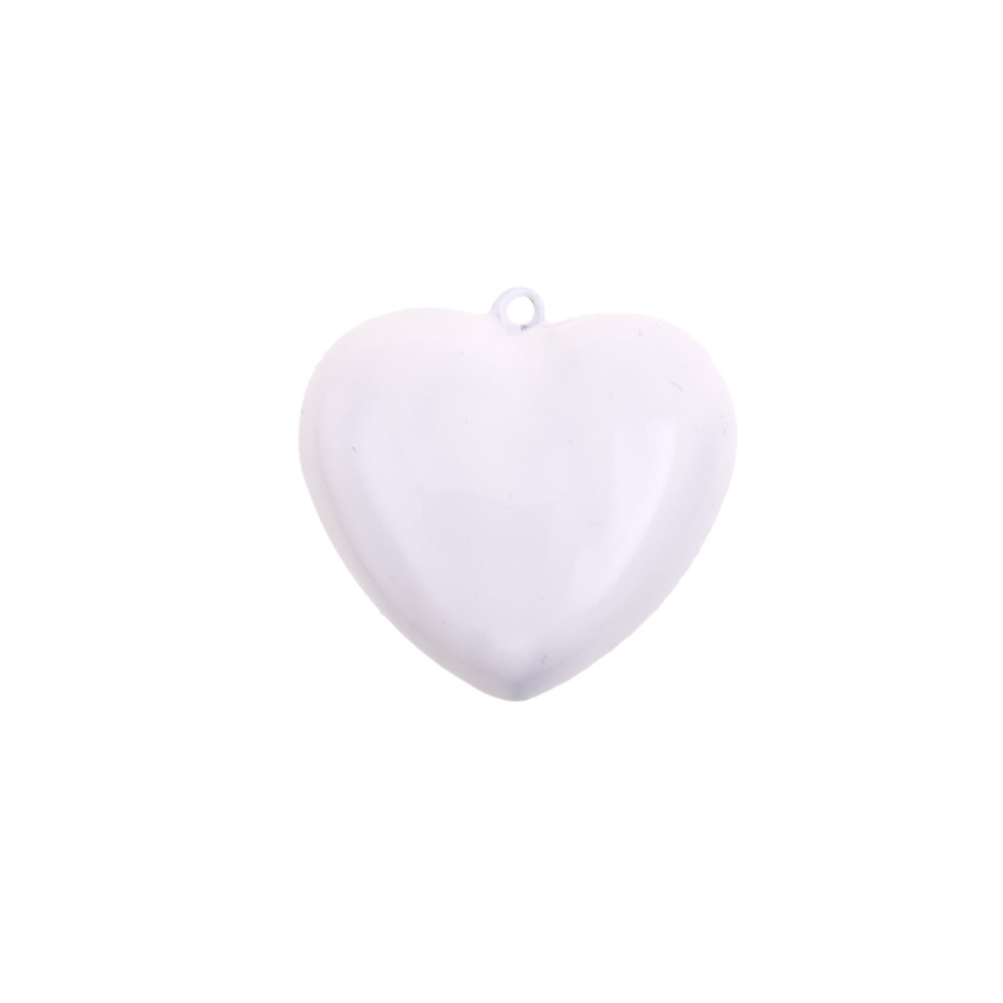 Bold And Minimalist Enamel Heart Pendant 41x38.9mm