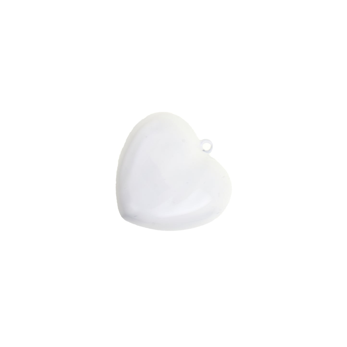 Bold And Minimalist Enamel Heart Pendant 41x38.9mm