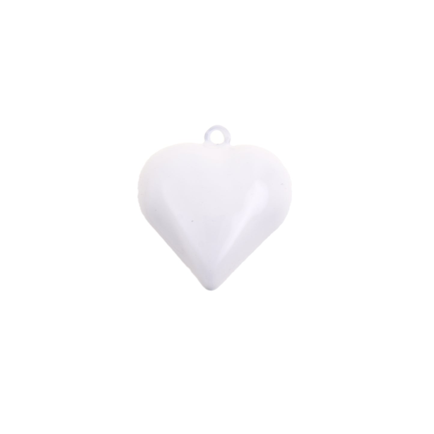 Gothic Style Enamel Heart Pendant 30.5x33.1mm