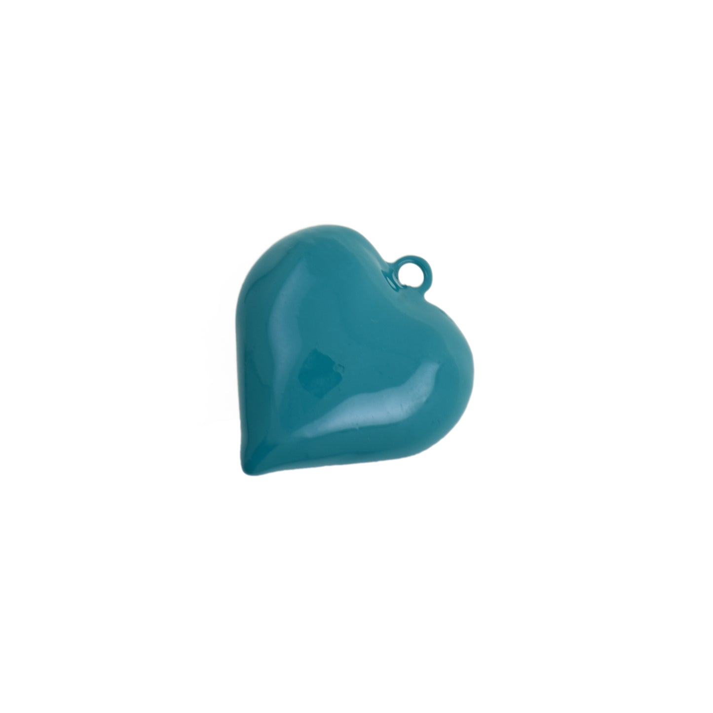 Gothic Style Enamel Heart Pendant 30.5x33.1mm