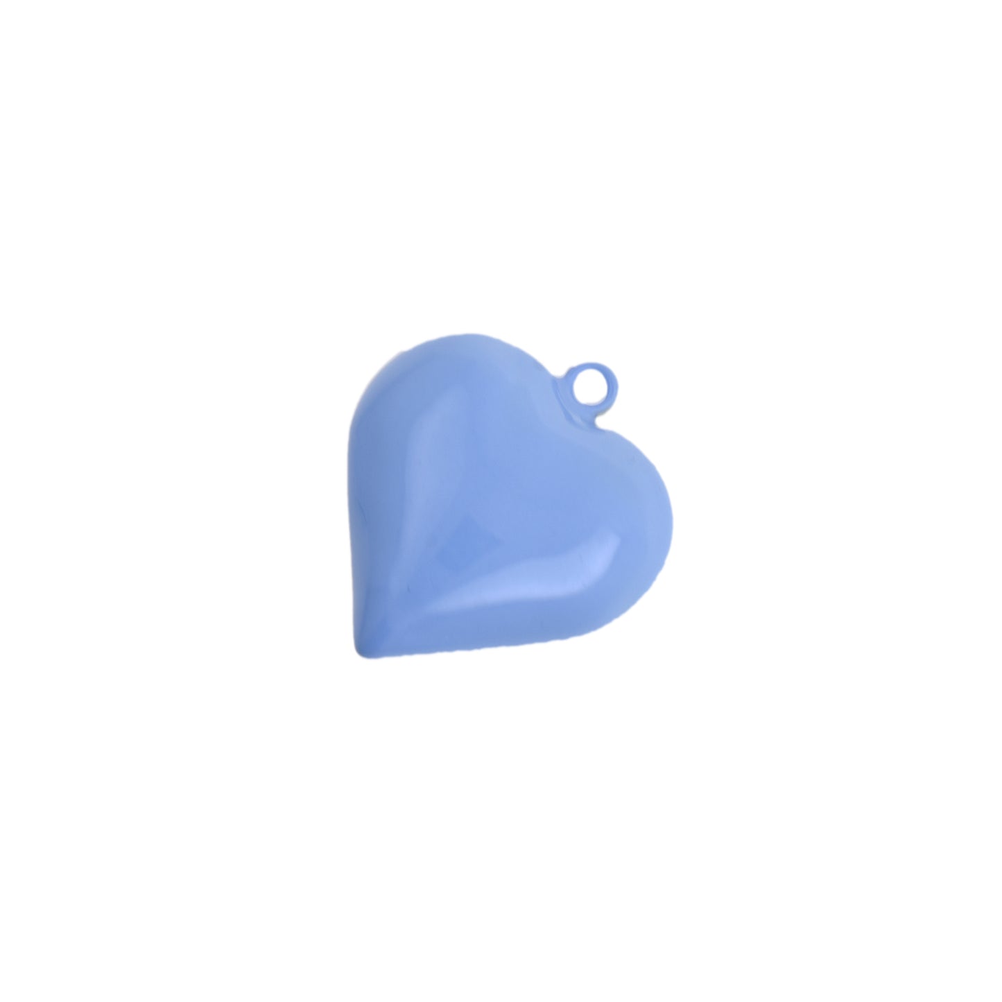 Gothic Style Enamel Heart Pendant 30.5x33.1mm