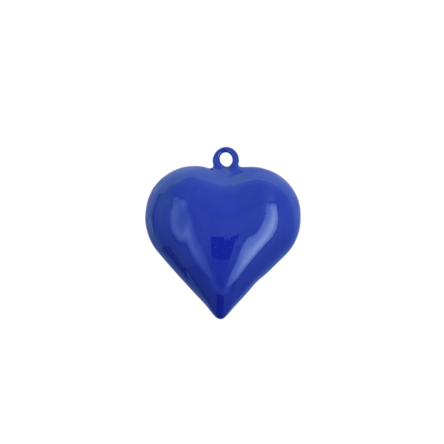 Gothic Style Enamel Heart Pendant 30.5x33.1mm