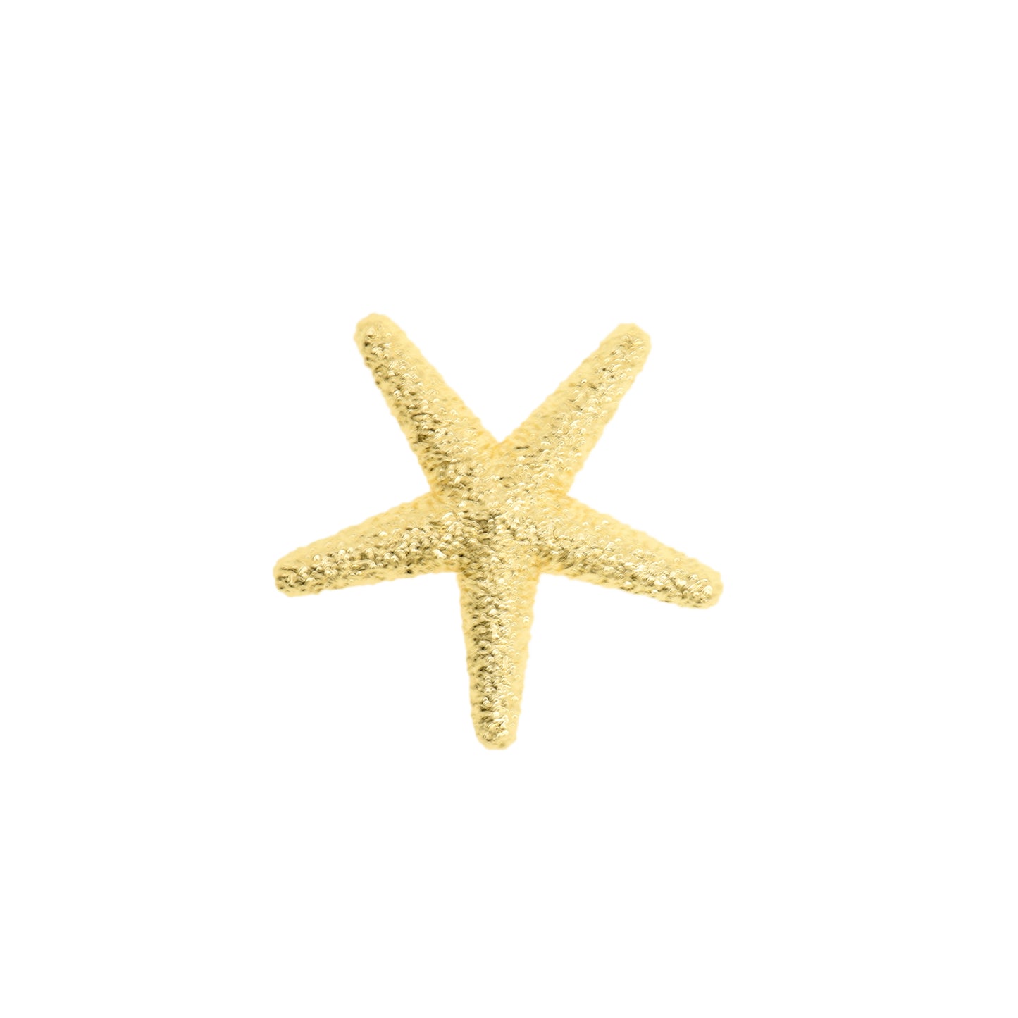 Marine Style Starfish Pendant In Gold 40.9x38.4mm