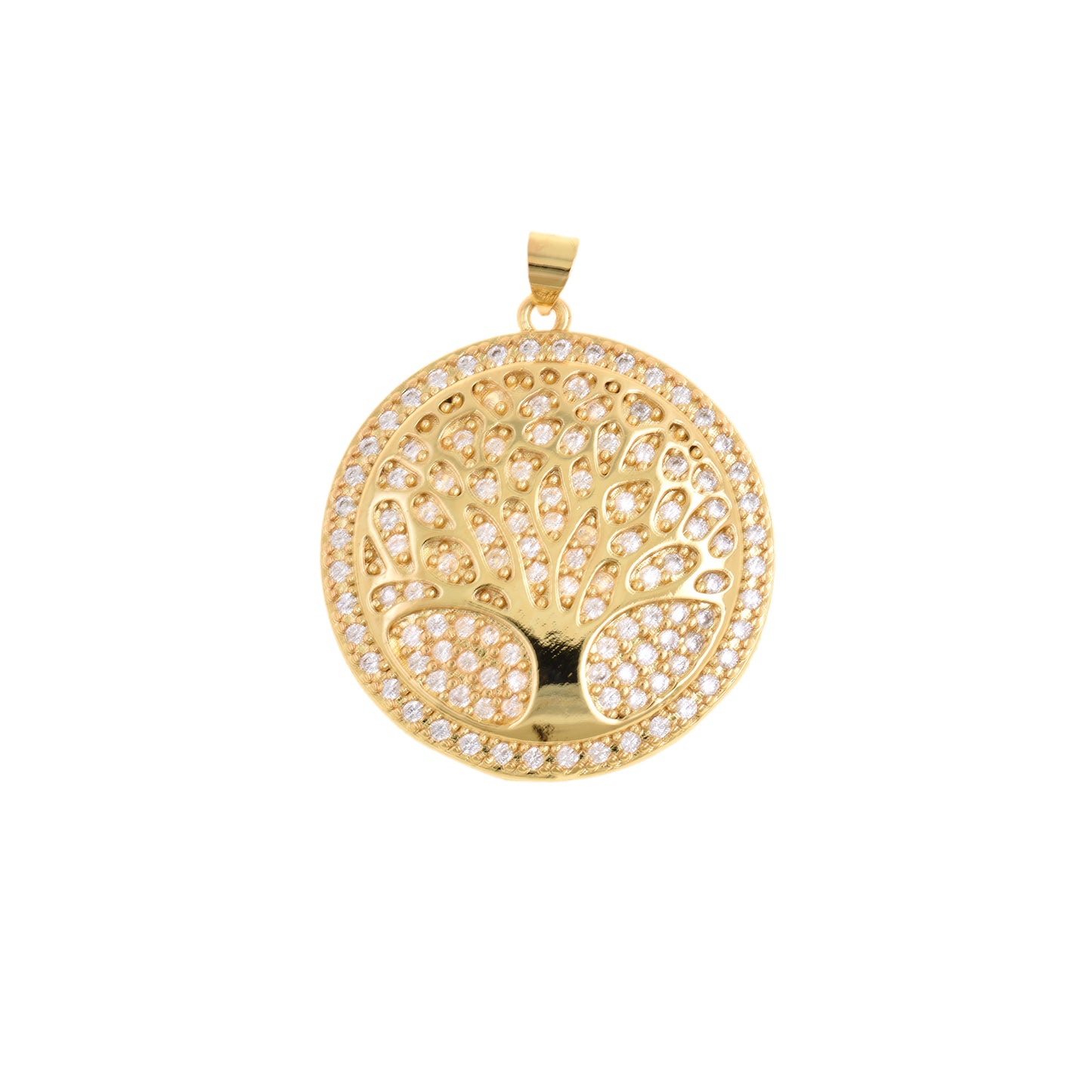 Sparkling Tree Of Life Pendant 20.5mm