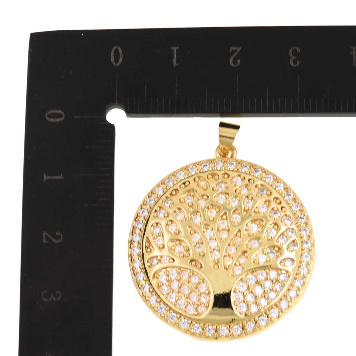 Sparkling Tree Of Life Pendant 20.5mm