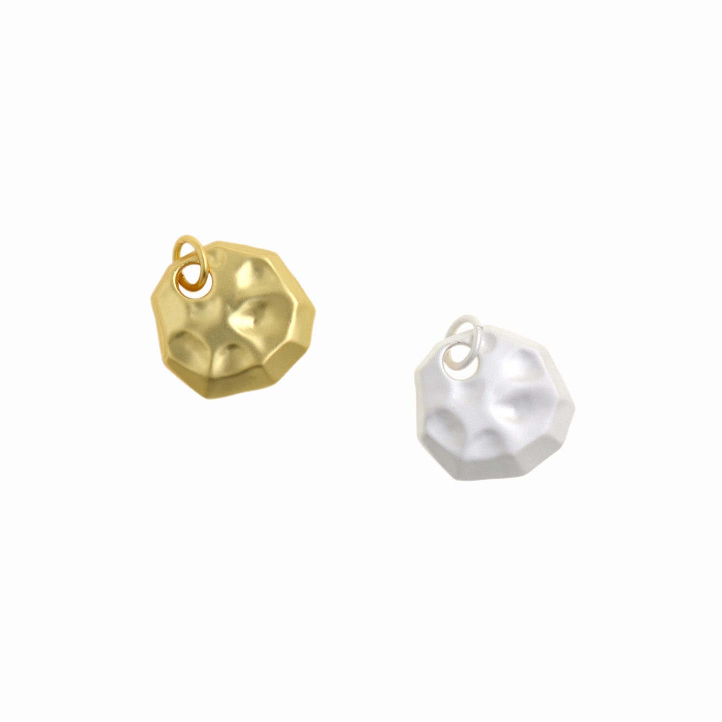 18K Geometric Pendant-Geometric Jewelry 14x14mm