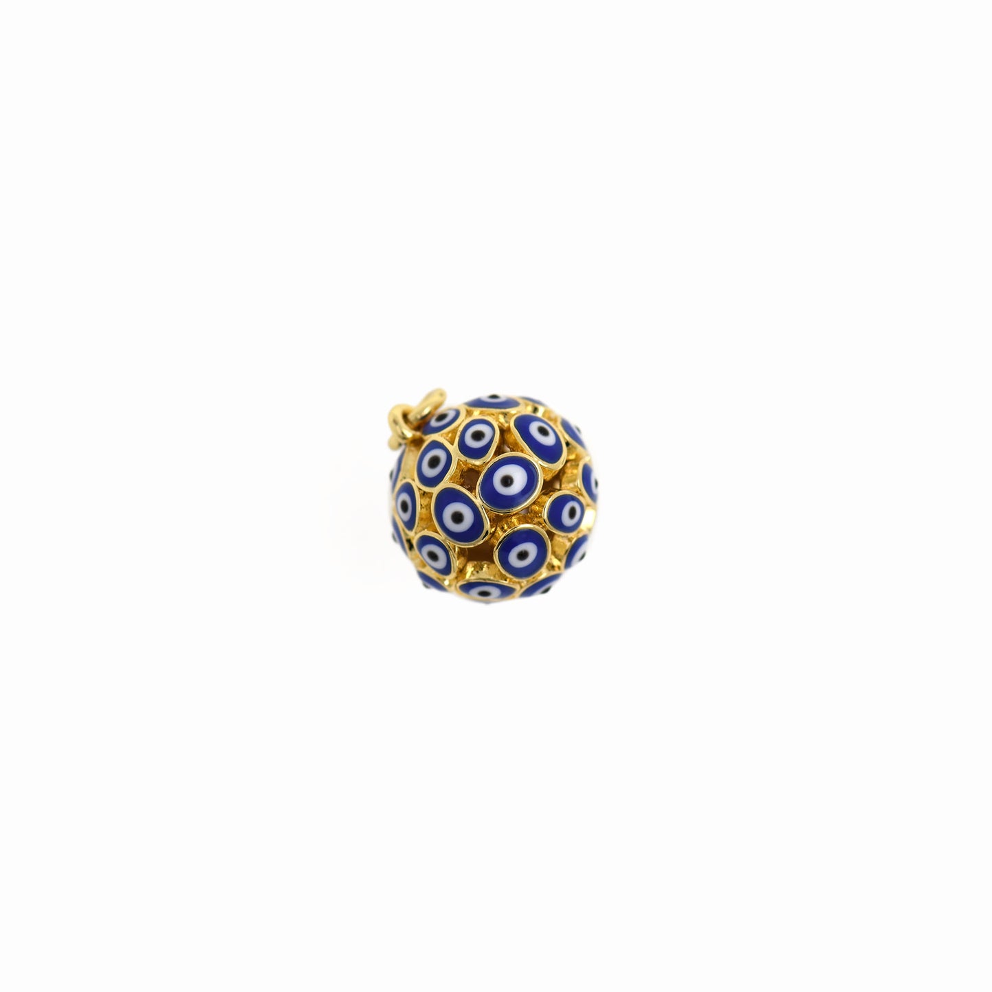 Spherical Evil Eye Pendant 13mm