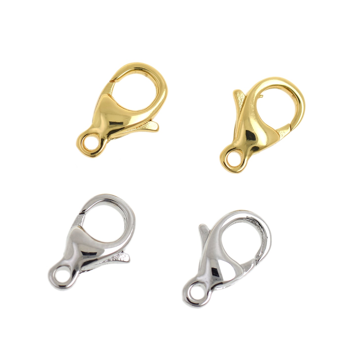 Wholesale Lobster Clasp 18K Gold, Gold Lobster Claw 13x8.5mm