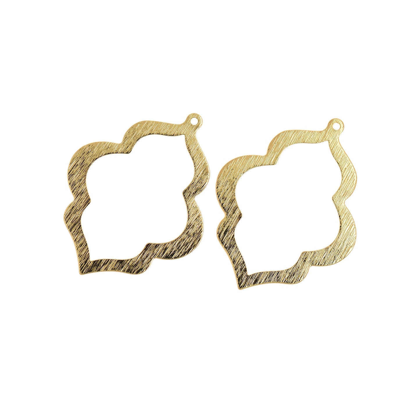 Simple Brass Jewelry, Gold Jewelry Pendant 49x38mm