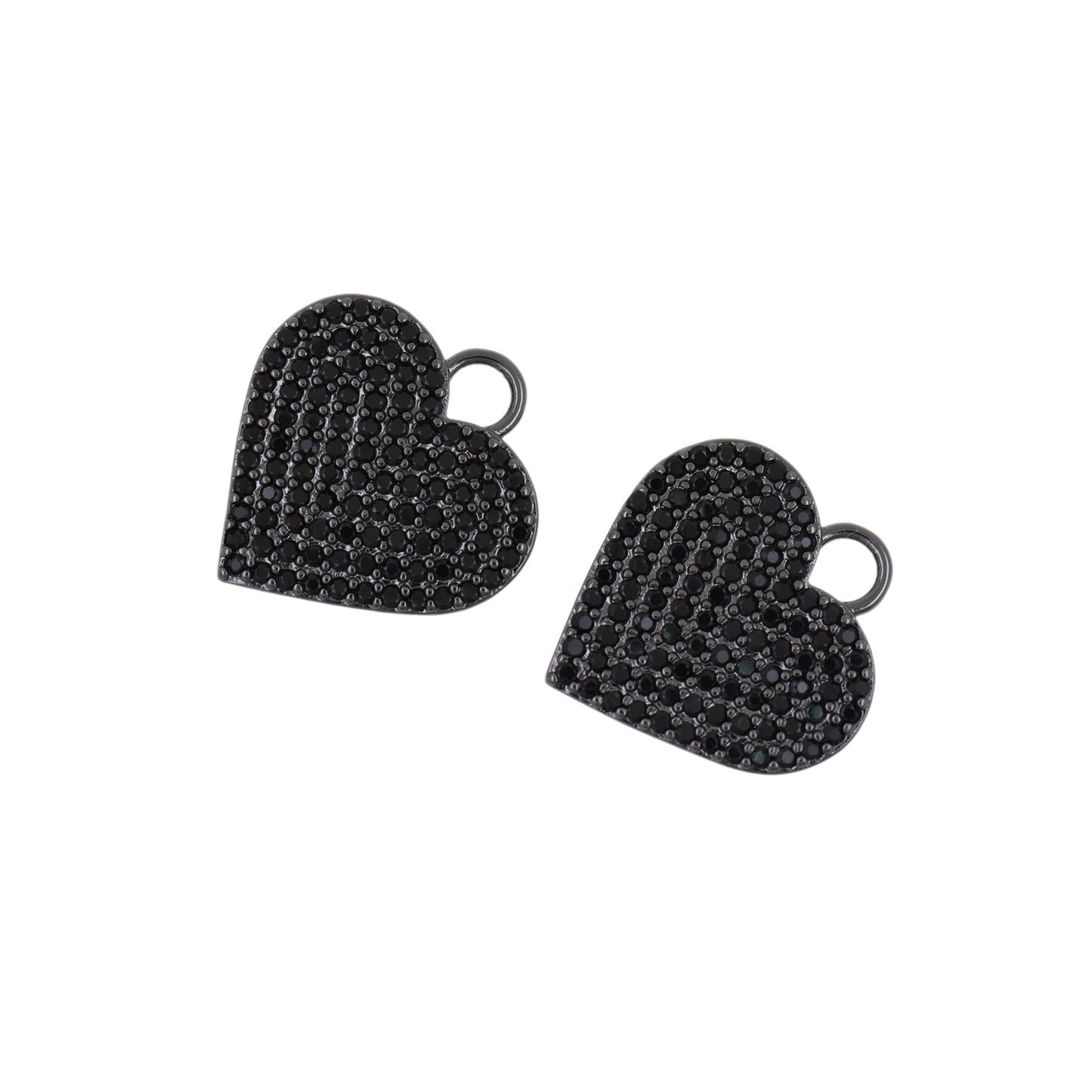 Heart Pendant - Crooked Heart Pendant 19x18mm