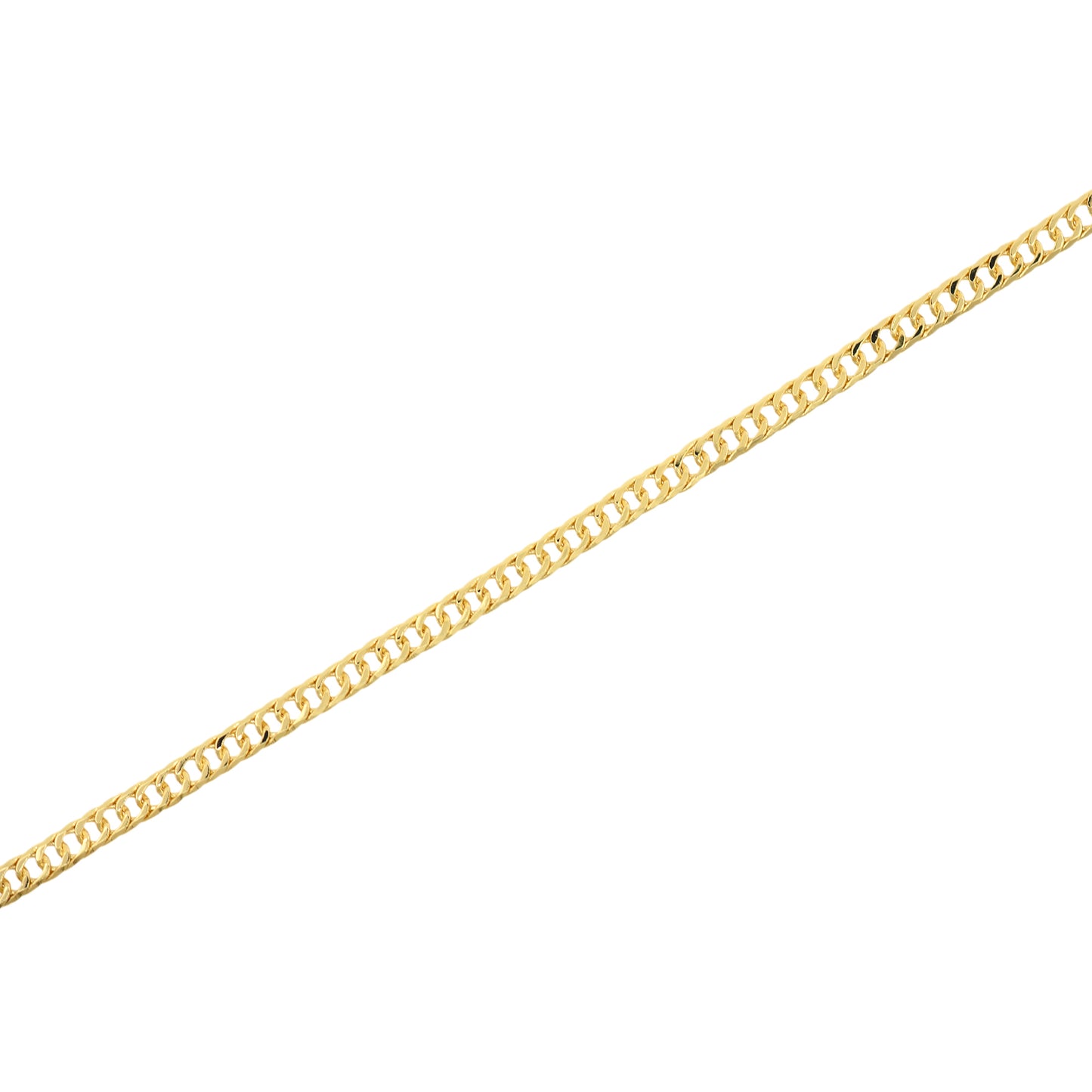 Flat Twisted Chain Links,Gold Plated Brass Jewelry Chain 3mm