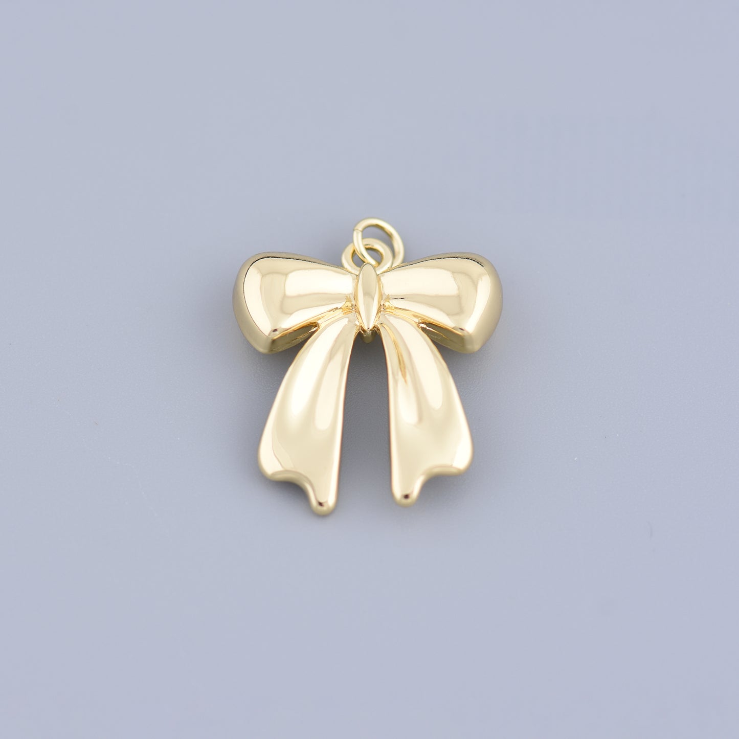 Simple Bow Pendant,Fashion Charms 22x25mm