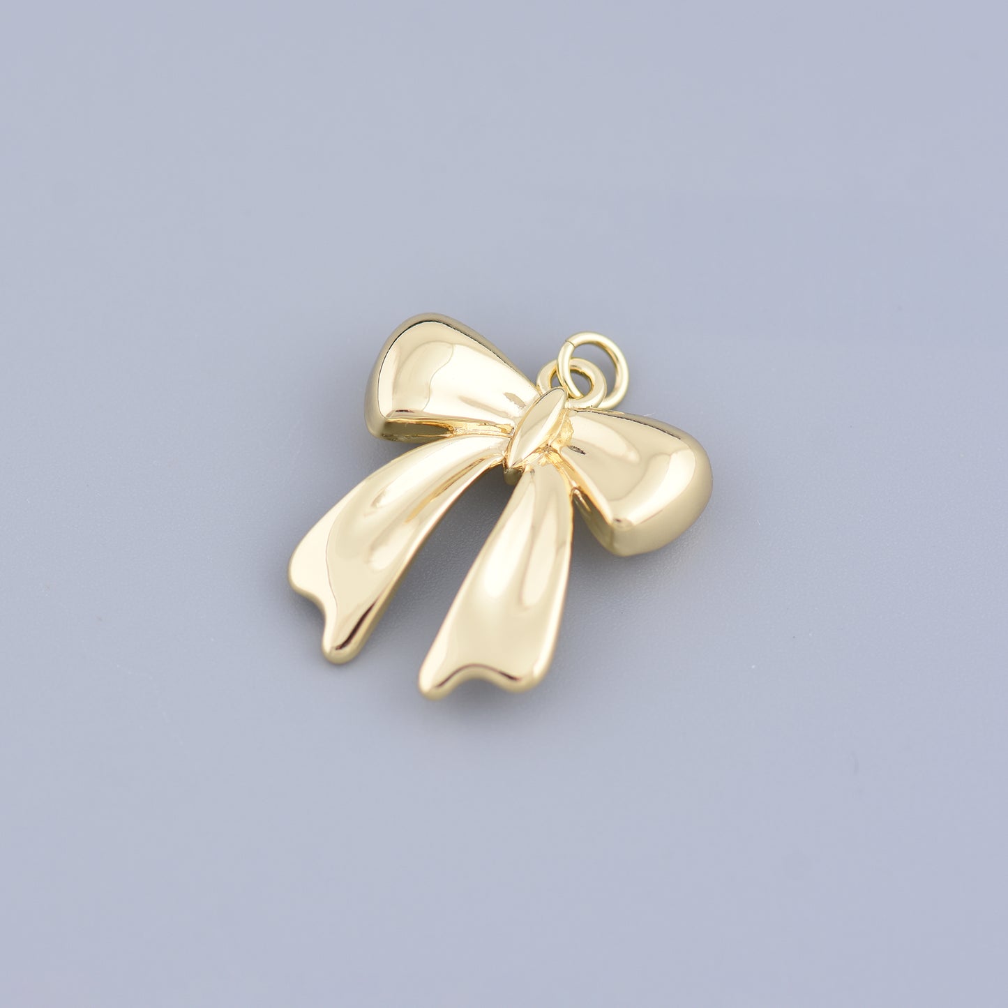 Simple Bow Pendant,Fashion Charms 22x25mm