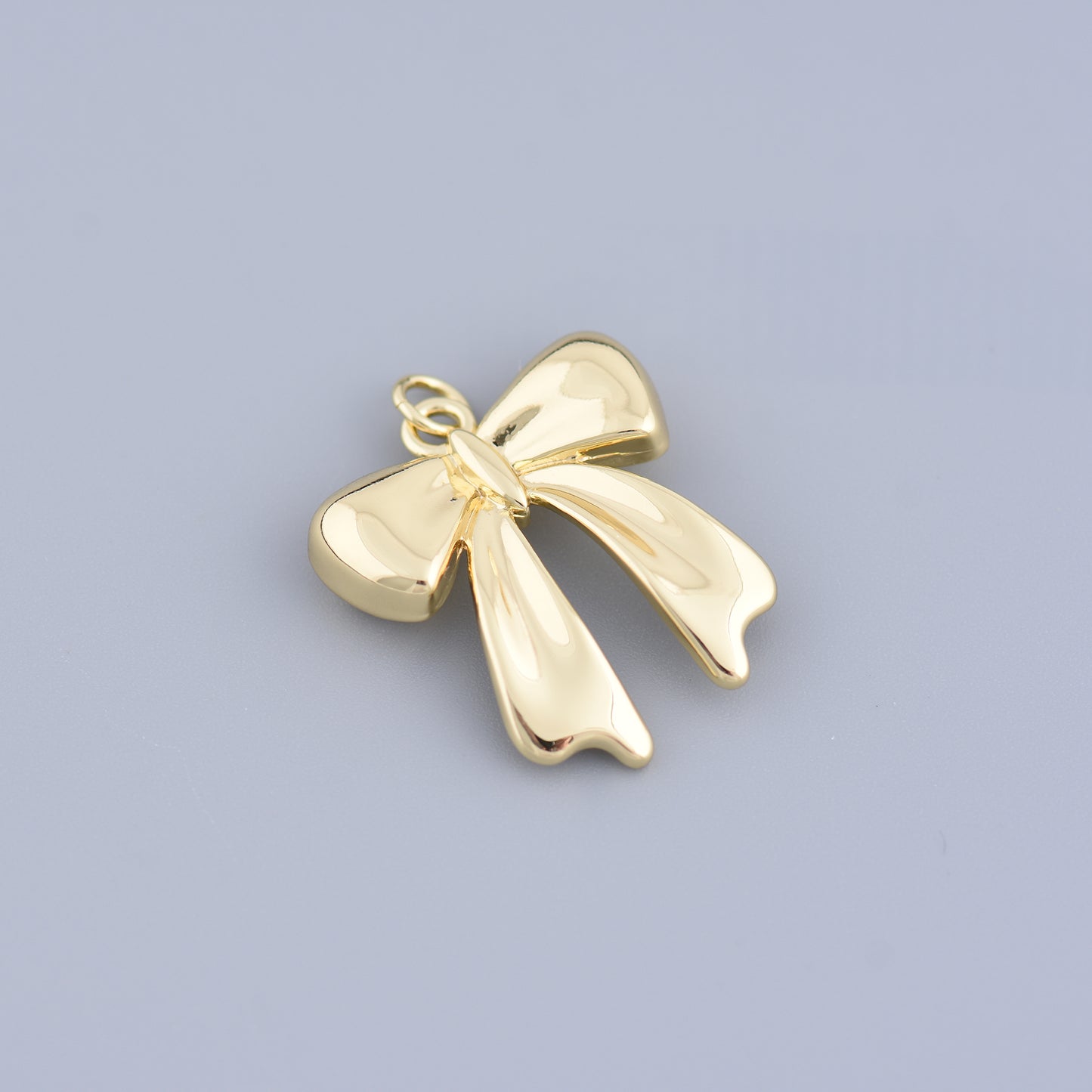 Simple Bow Pendant,Fashion Charms 22x25mm