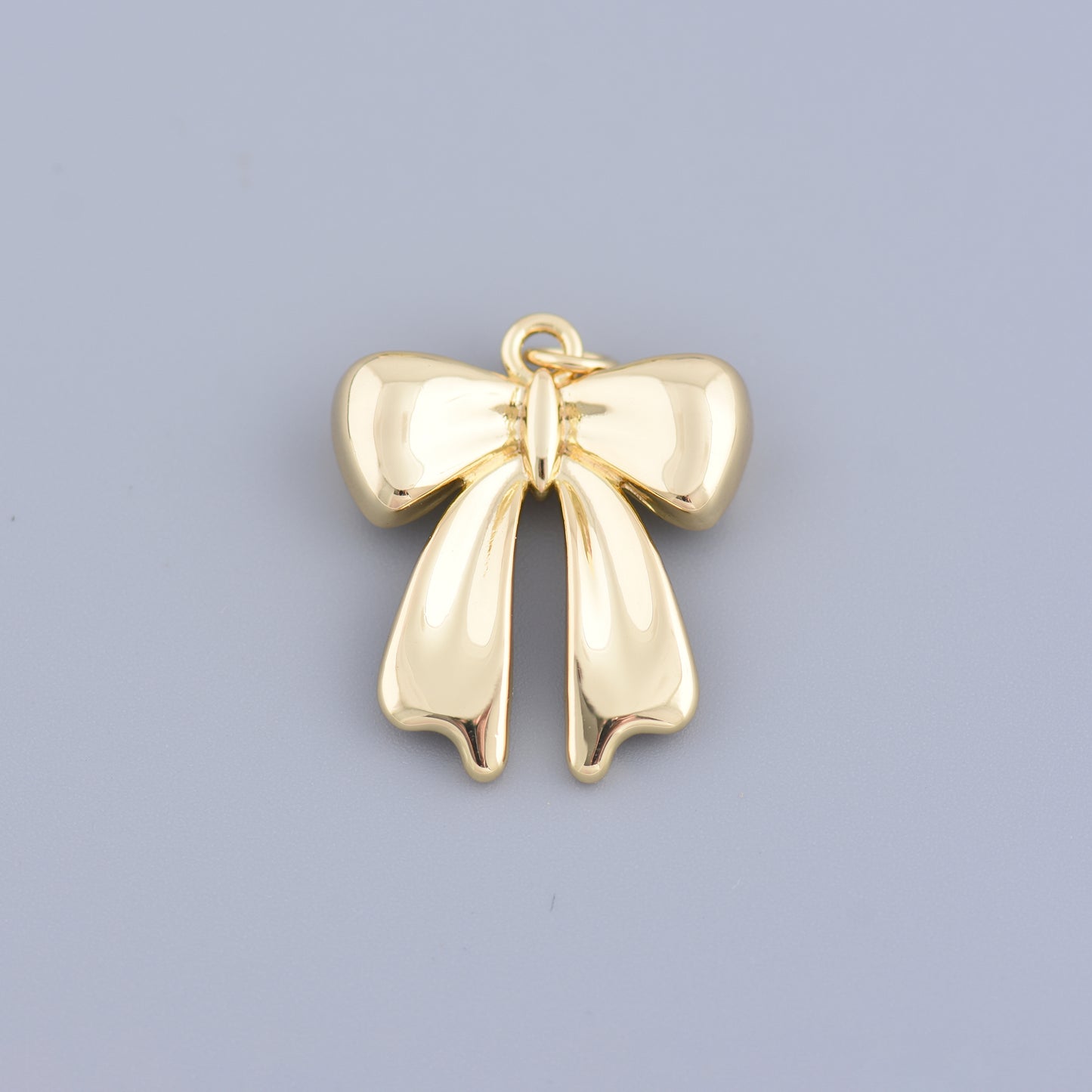 Simple Bow Pendant,Fashion Charms 22x25mm