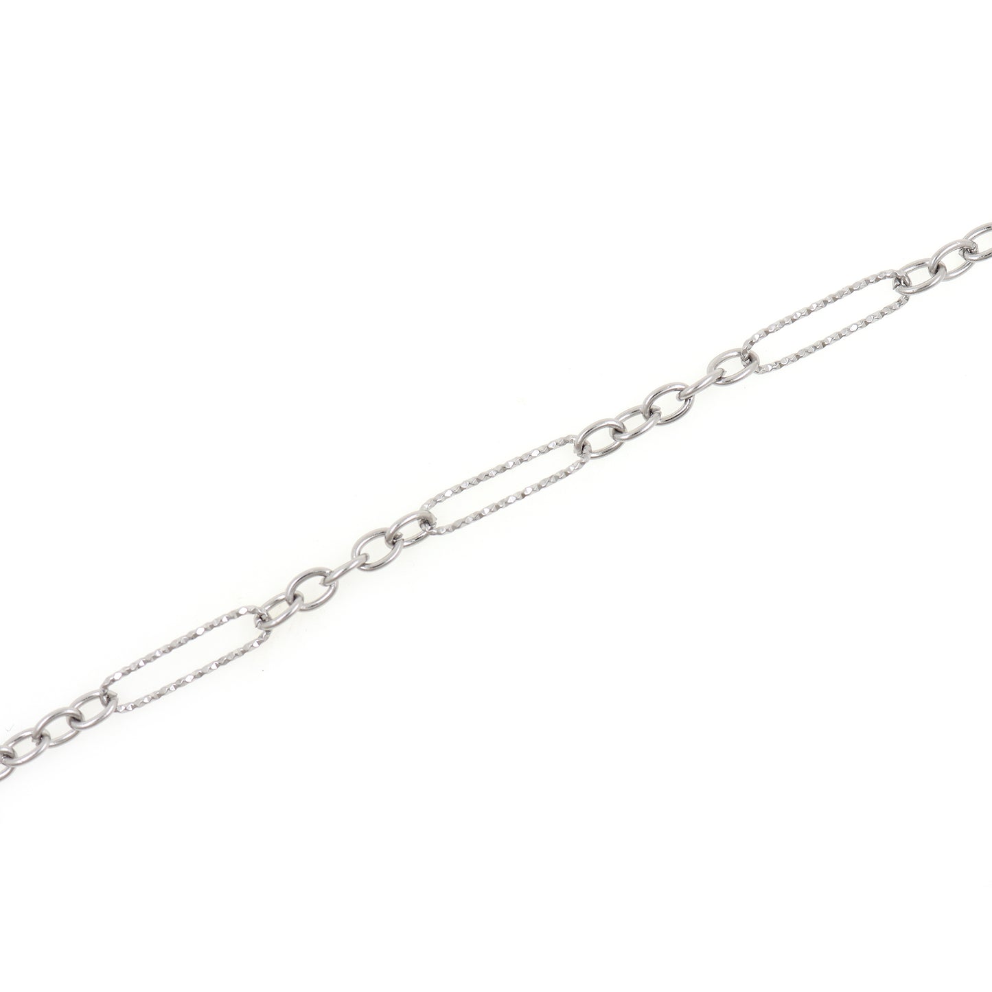 Stainless Steel Round Chain,Simple Elegant,Textured Chain 5x20mm