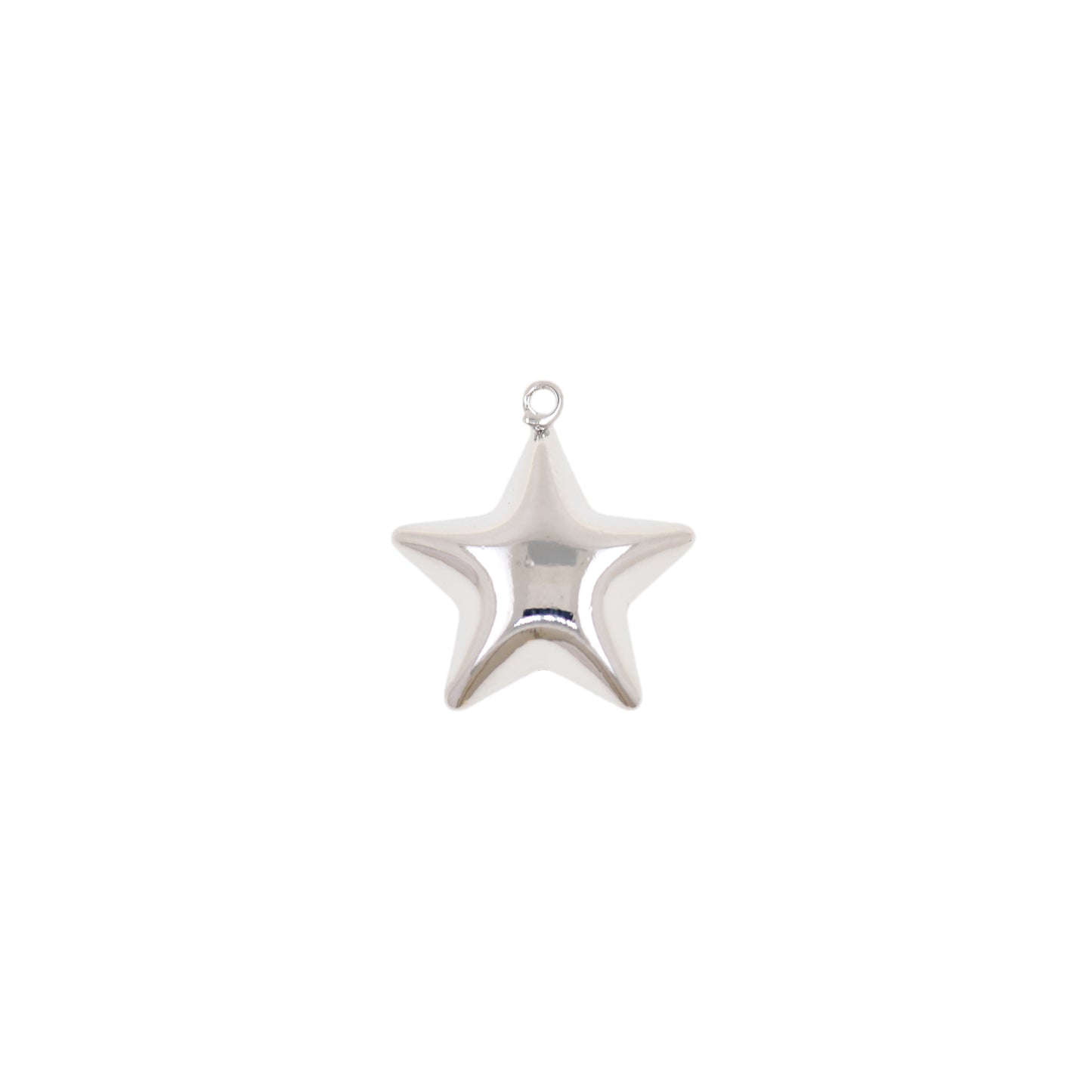 18K Real Gold Plated Star Charm,Gold Small Star Pendant 18.5x16mm