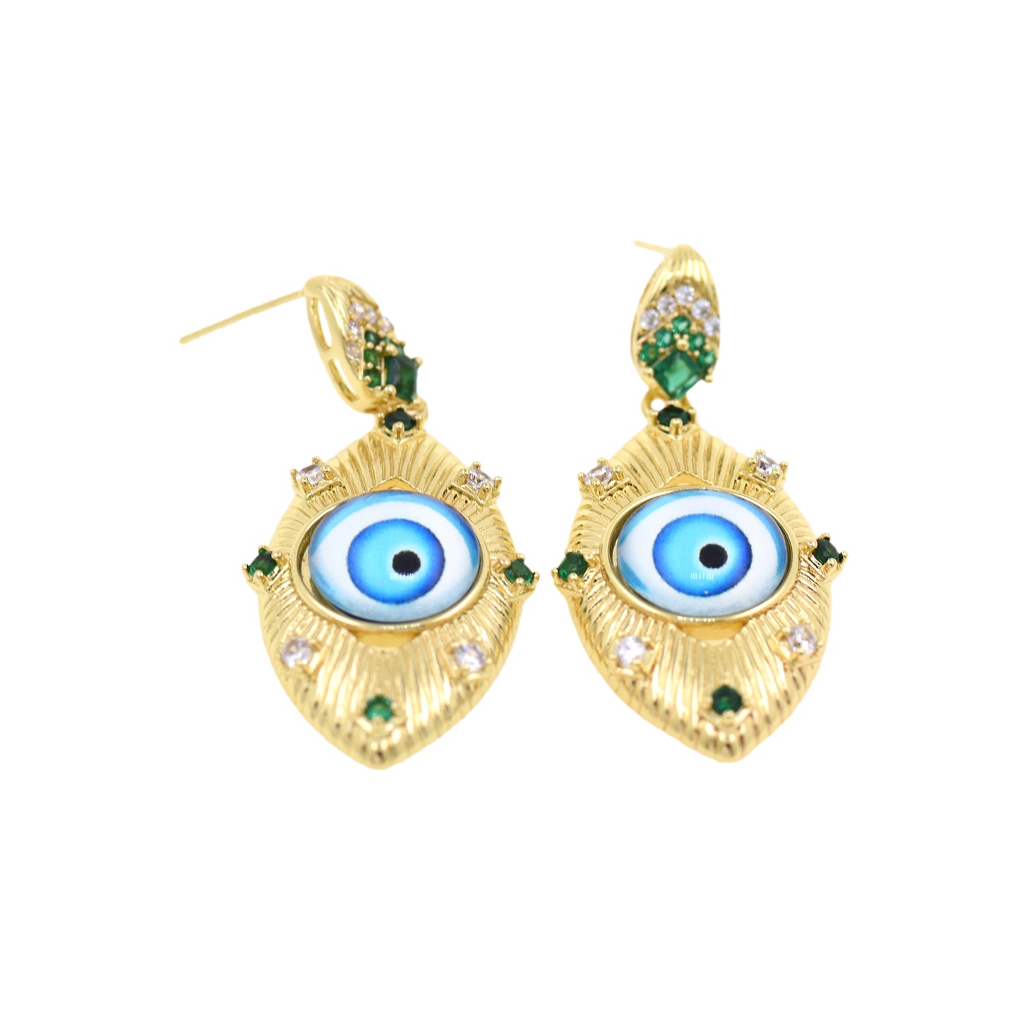 Best Unique Holiday Gift,Evil Eye Stud Earrings 47x21mm