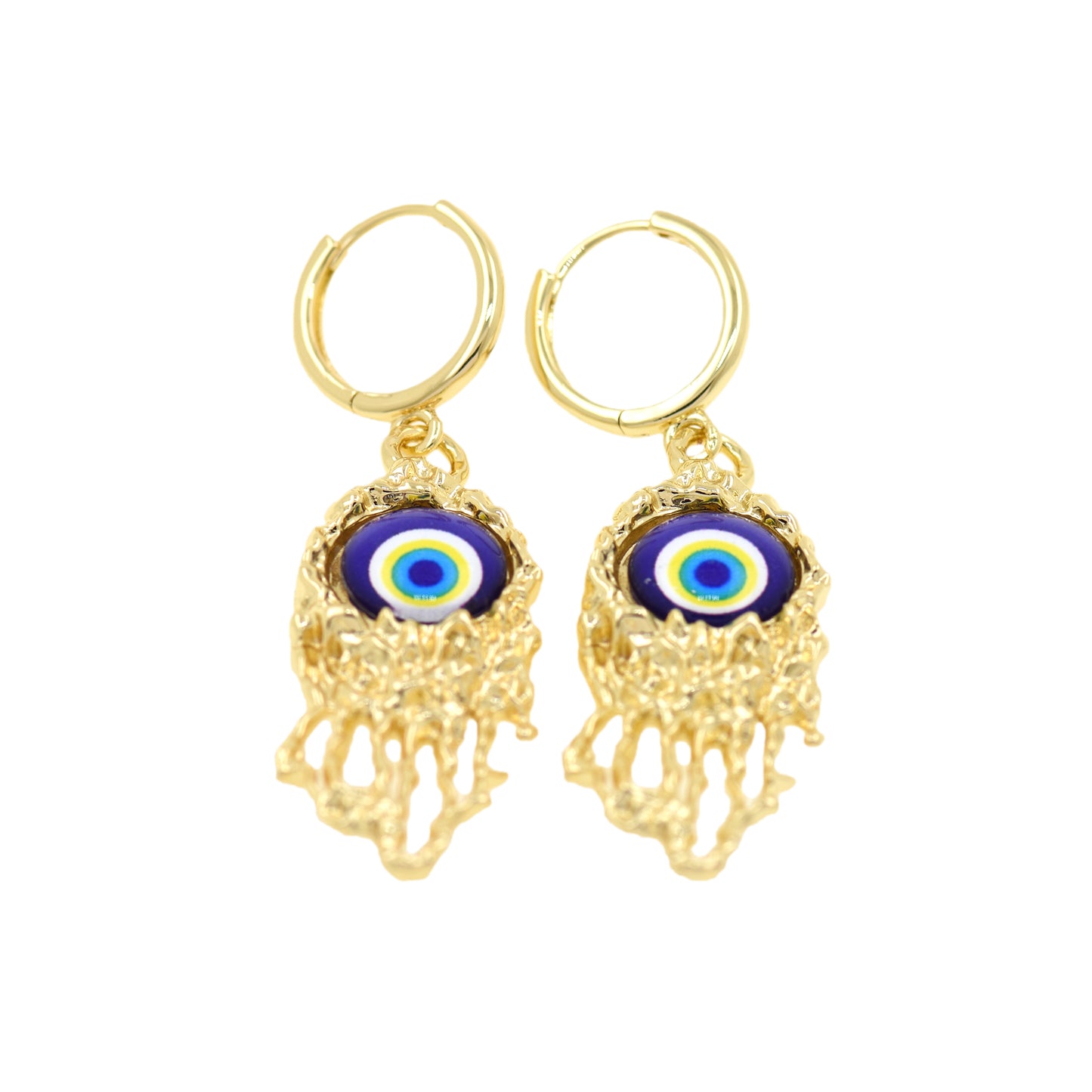 Retro Personality Devil's Eye Earrings, Simple Symbol Of Freedom Earrings 47.5x18.5mm