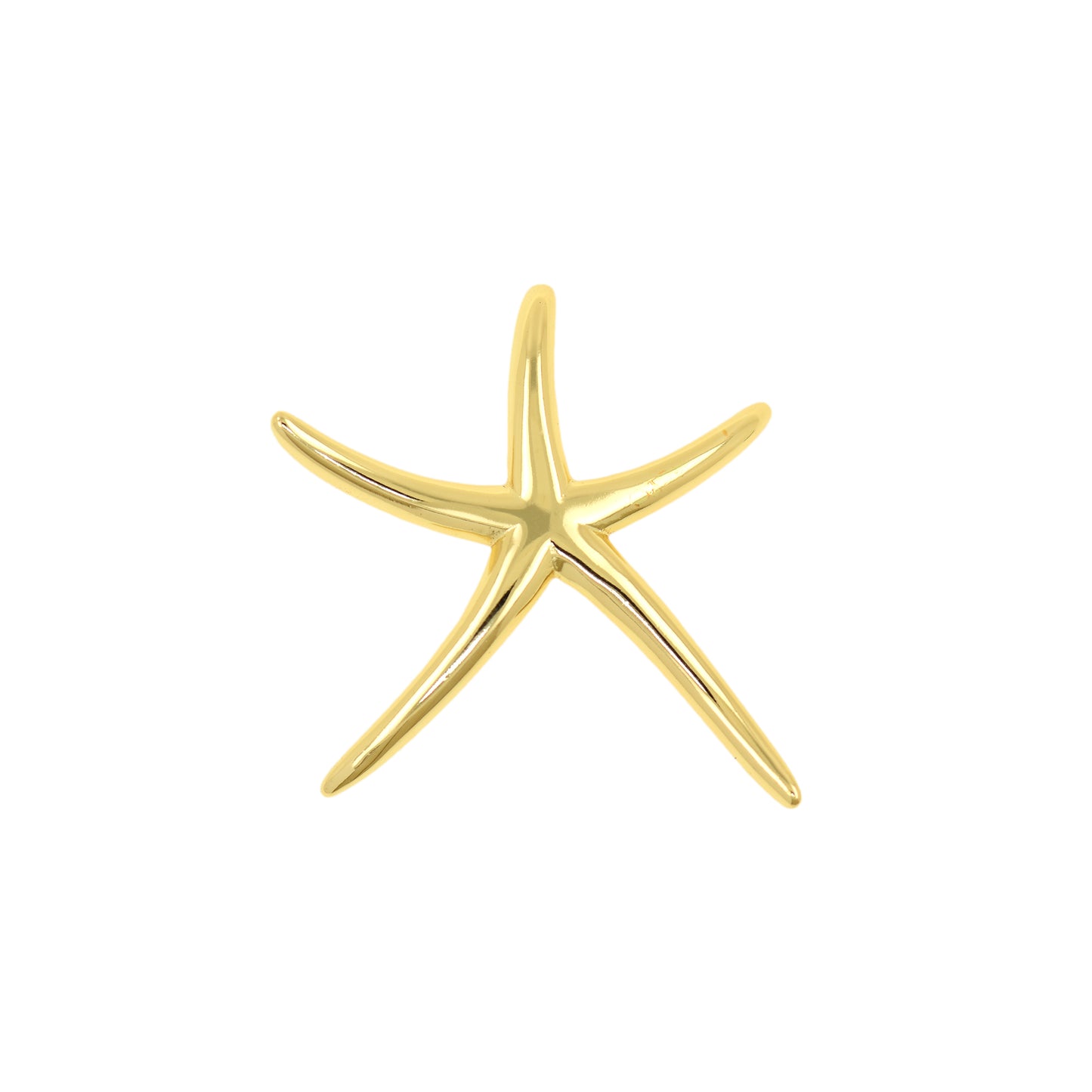 Simple Starfish Pendant, Ocean Jewelry, Ocean Pendant 28.5x28mm