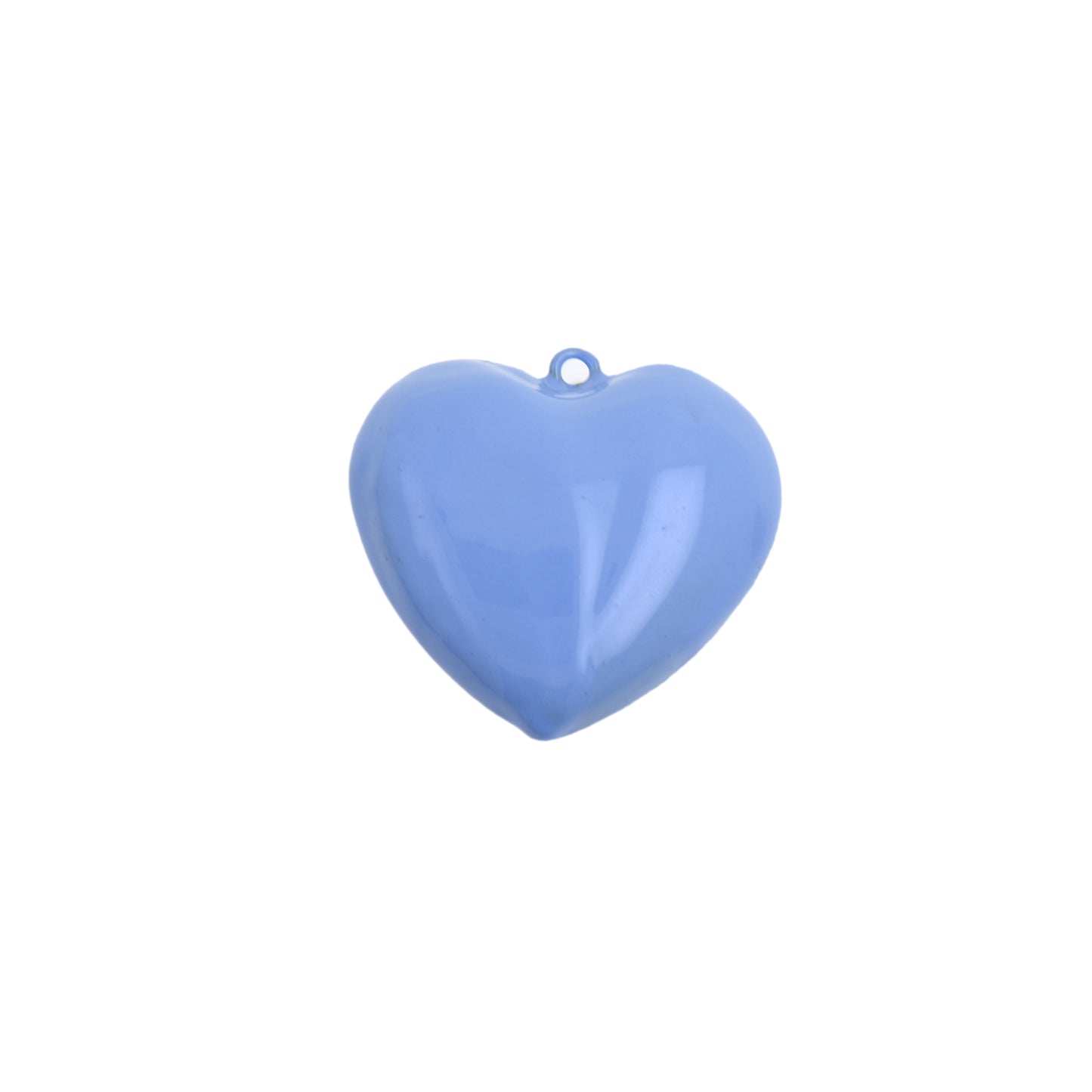 Bold And Minimalist Enamel Heart Pendant 41x38.9mm