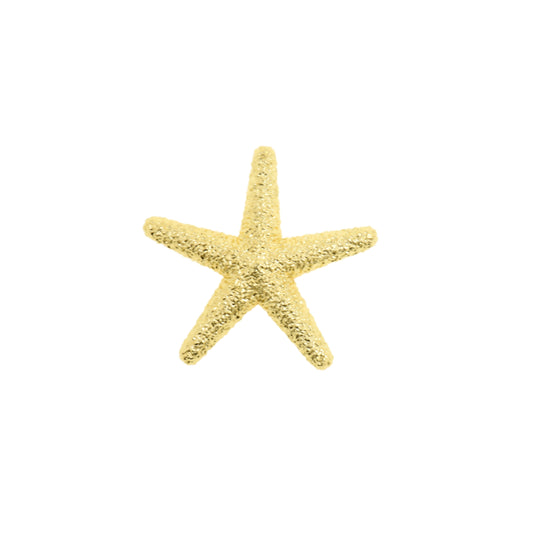Marine Style Starfish Pendant In Gold 40.9x38.4mm