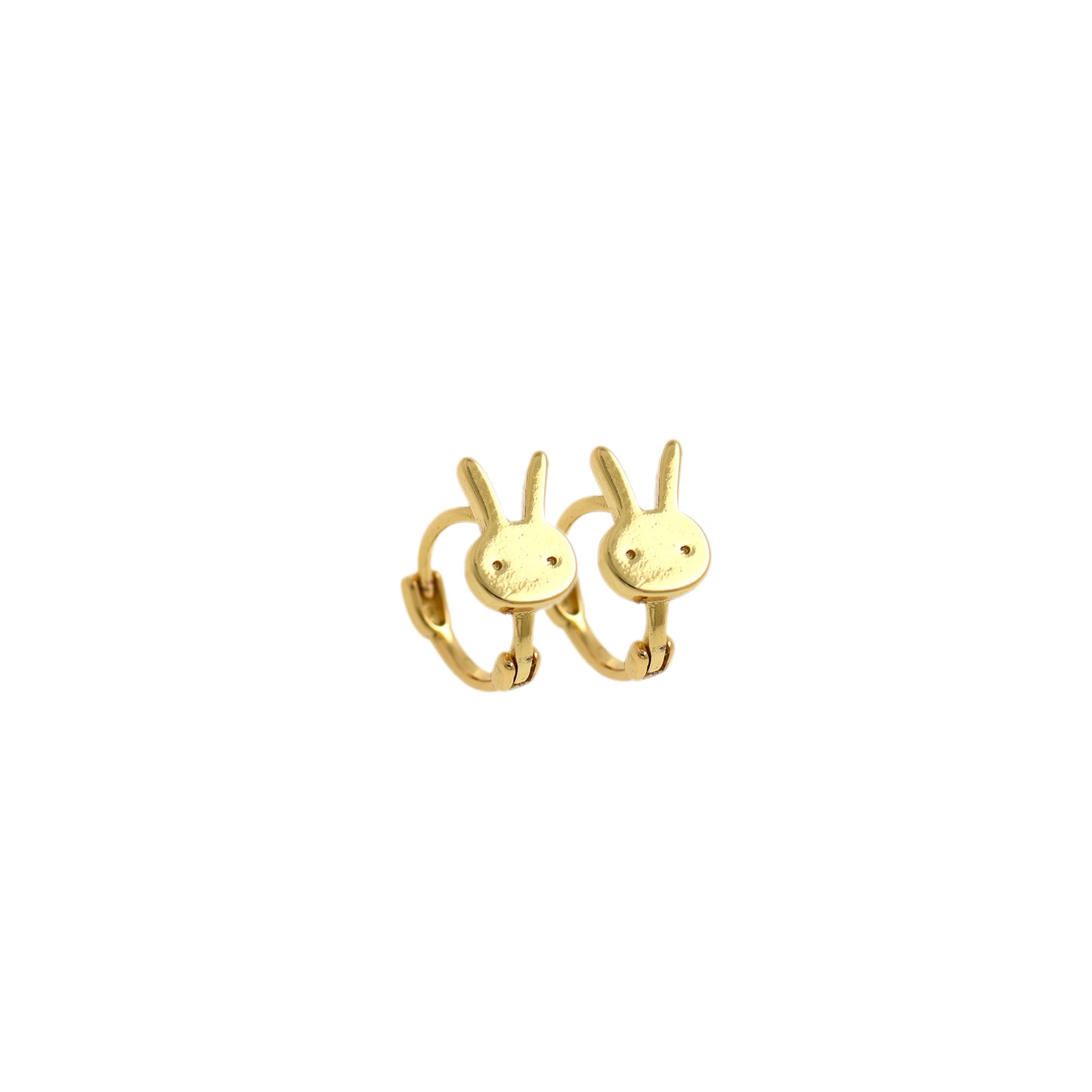 Small Rabbit Earrings 11.5x6mm