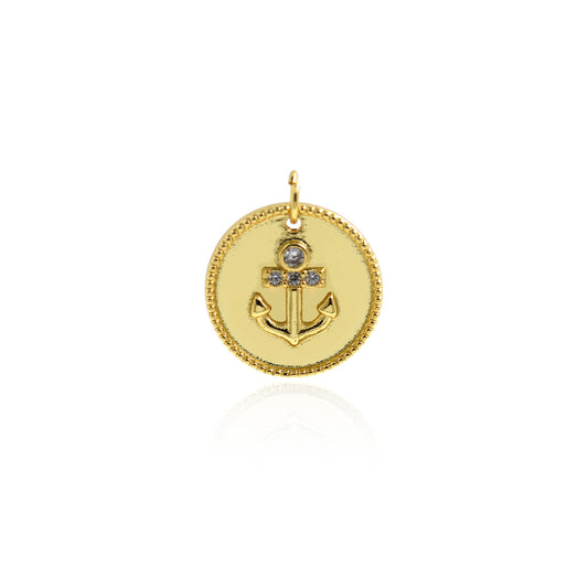 Anchor Pendant, Anchor Necklace, Fisher Pendant 17mm