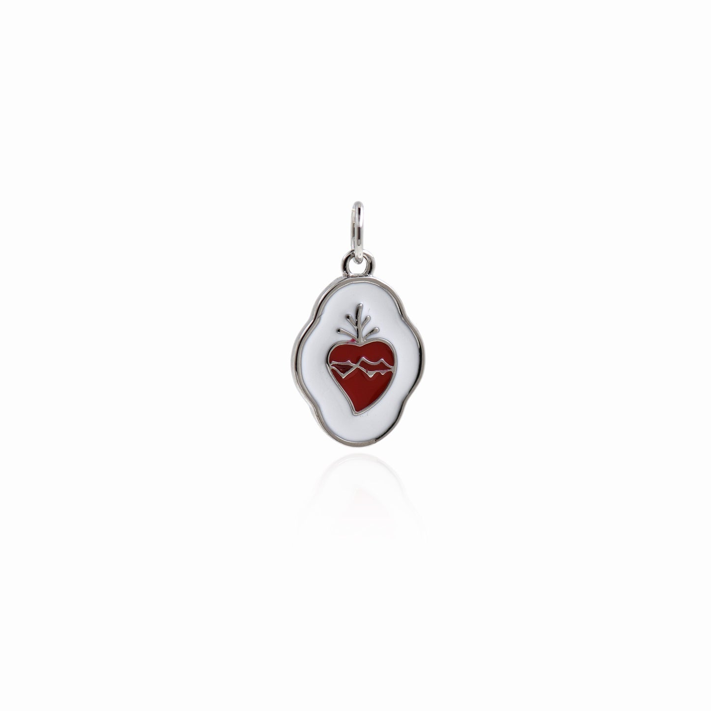 18k Gold Filled Enamel Cute Fruit Pendant 16x11mm