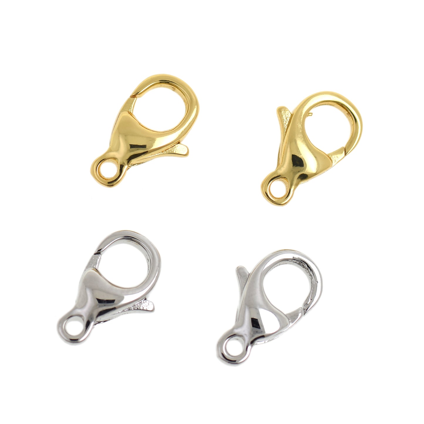 Wholesale Lobster Clasp 18K Gold, Gold Lobster Claw 13x8.5mm