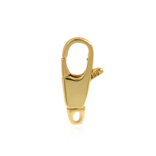 Jewelry Clasp,18K Gold Filled Lobster Clasp 15x7mm