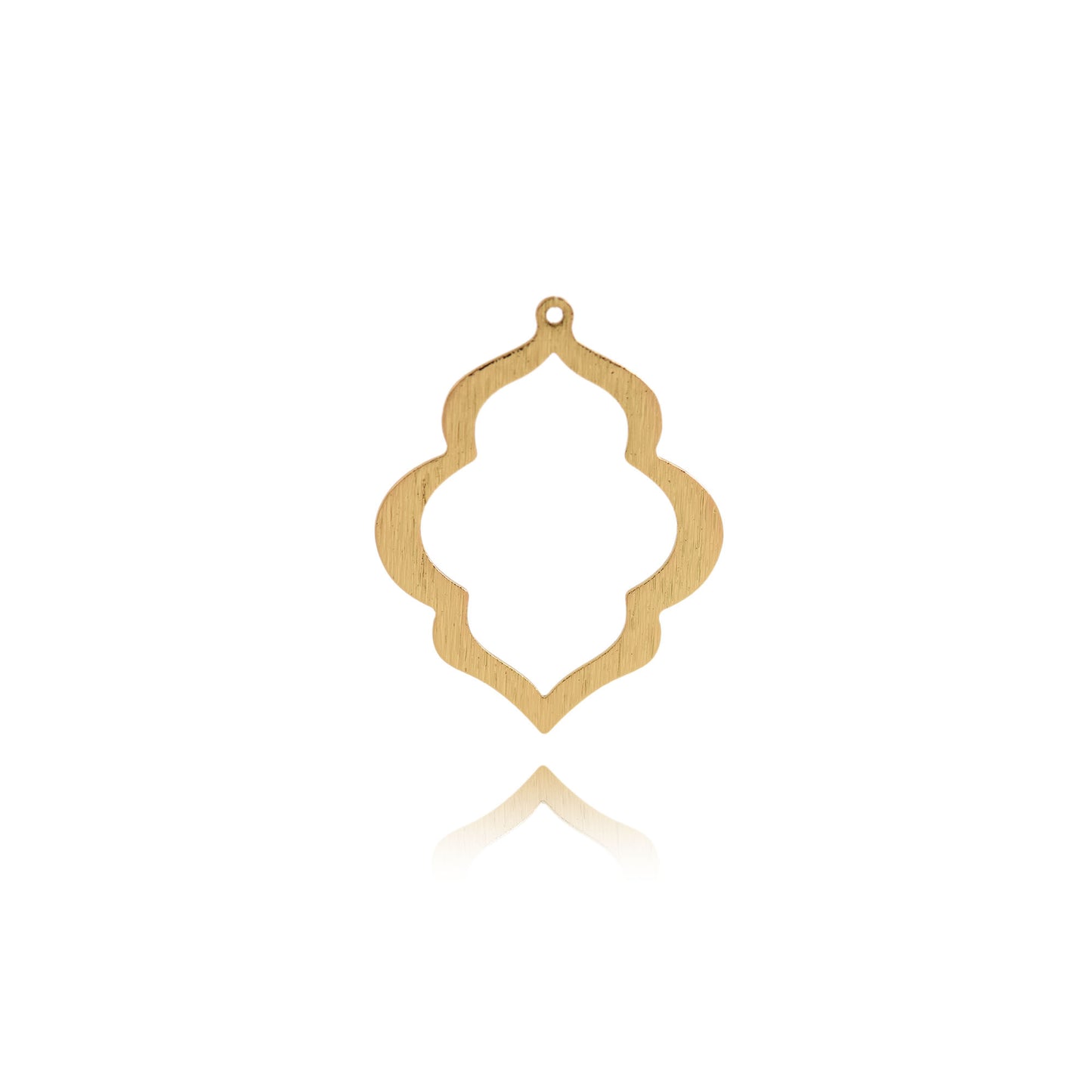 Simple Brass Jewelry, Gold Jewelry Pendant 49x38mm