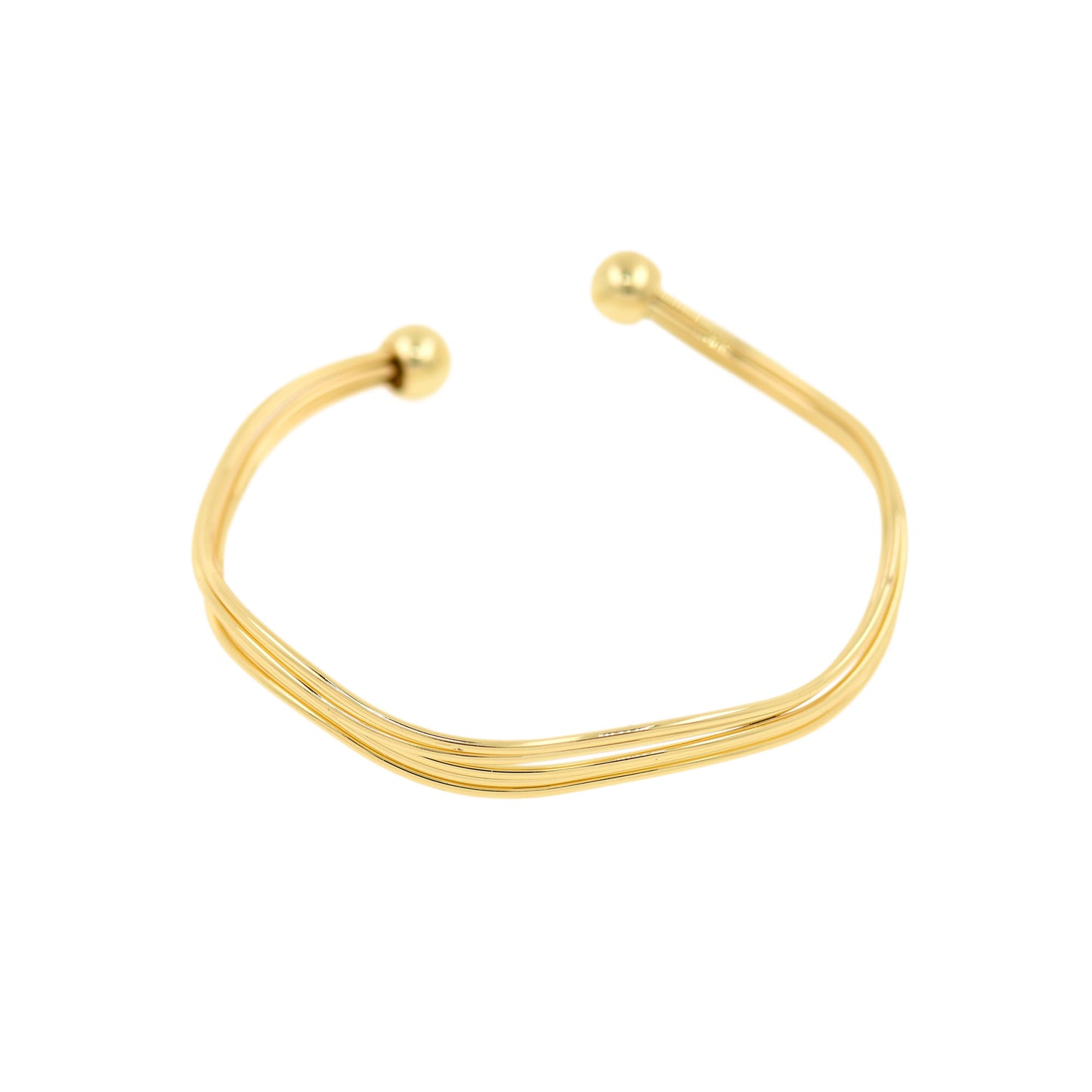 Simple Bracelets, Gold Bracelets, Brass Bracelets 53x8mm