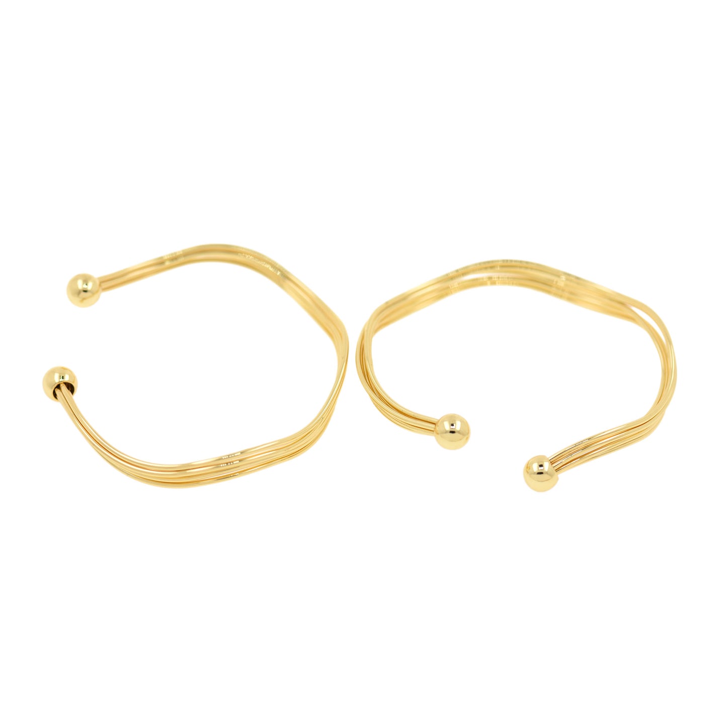 Simple Bracelets, Gold Bracelets, Brass Bracelets 53x8mm