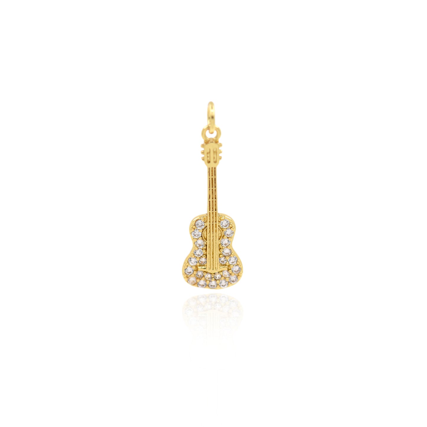 18K Gold Filled Music Pendant  27x9mm