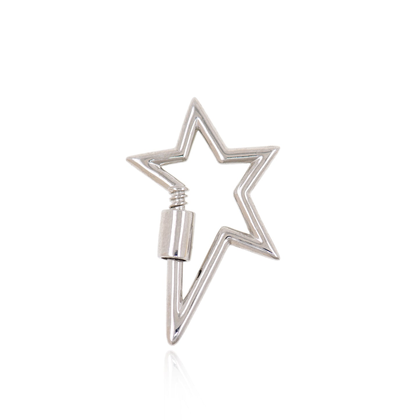 Simple Brass Star Spring Buckle 31x19mm