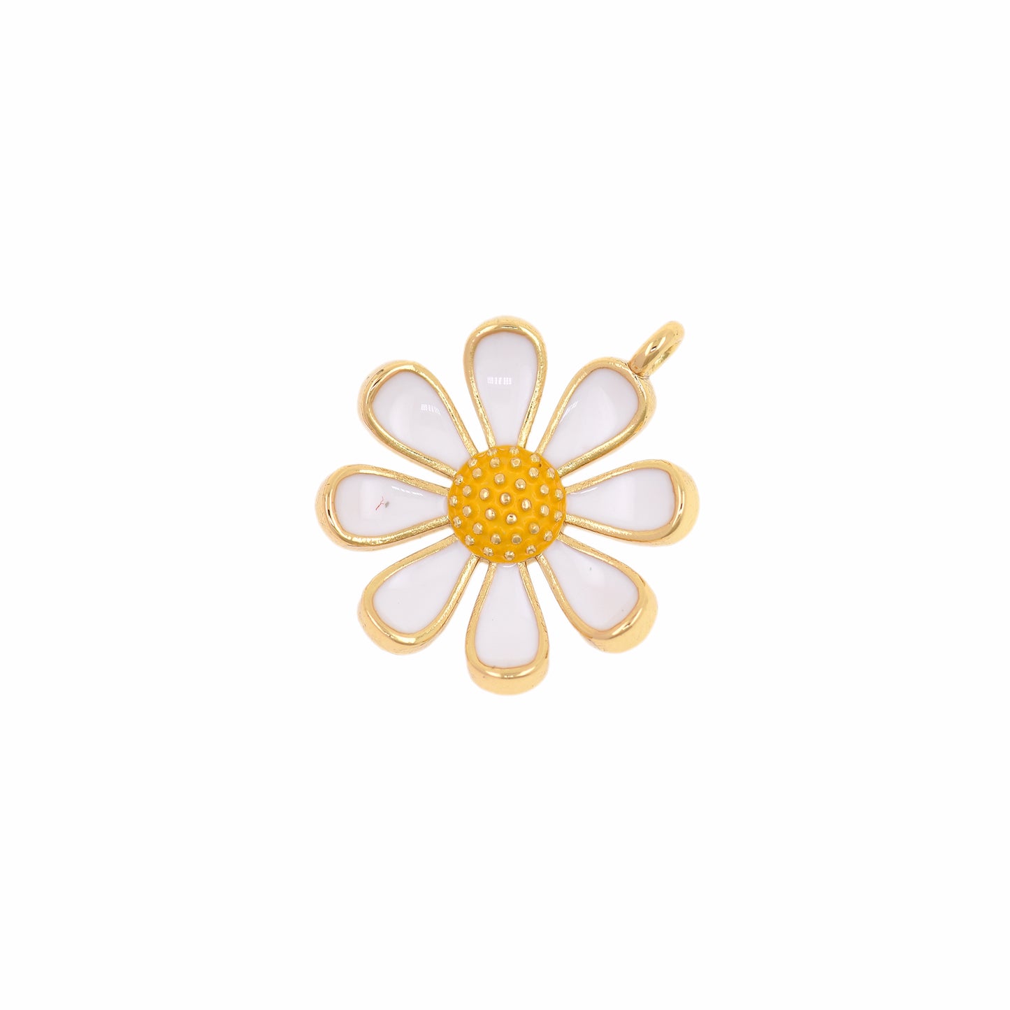 18K Gold Filled Little Daisy Pendant 20mm