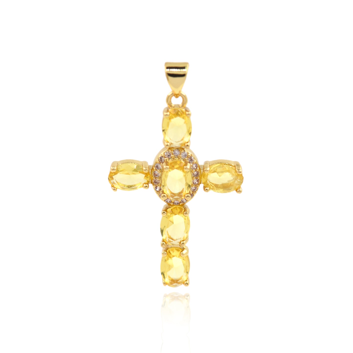 Cross Pendant，Cross Charm, Religious Jewelry  34x22mm