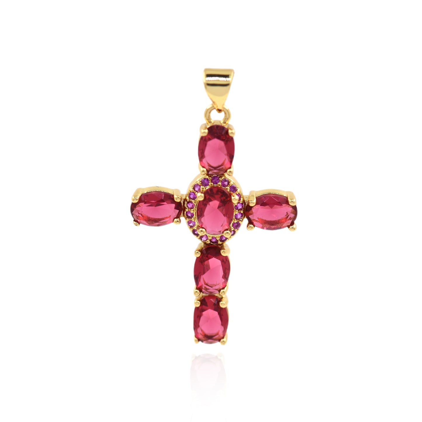 Cross Pendant，Cross Charm, Religious Jewelry  34x22mm