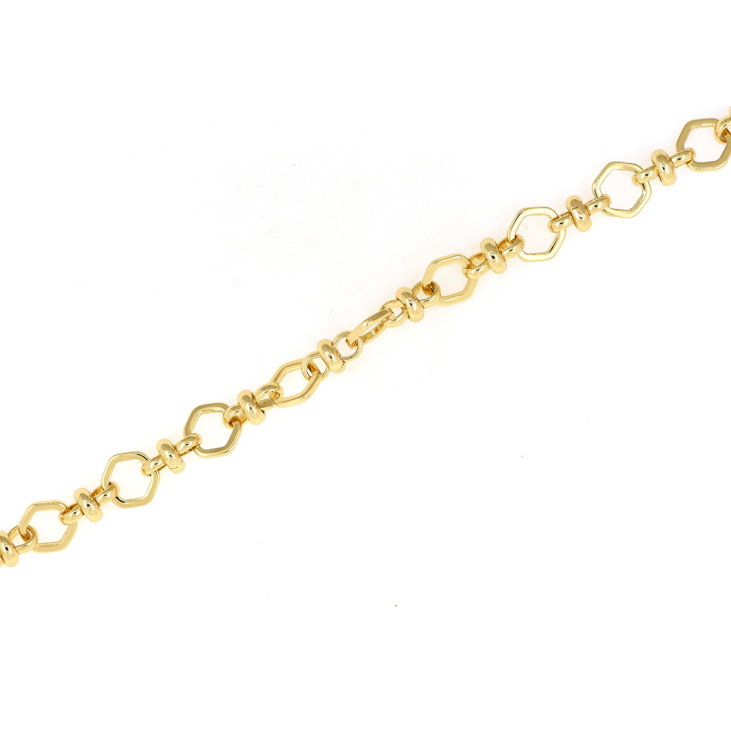 18K Gold Filled Round Chain Necklace 7mm